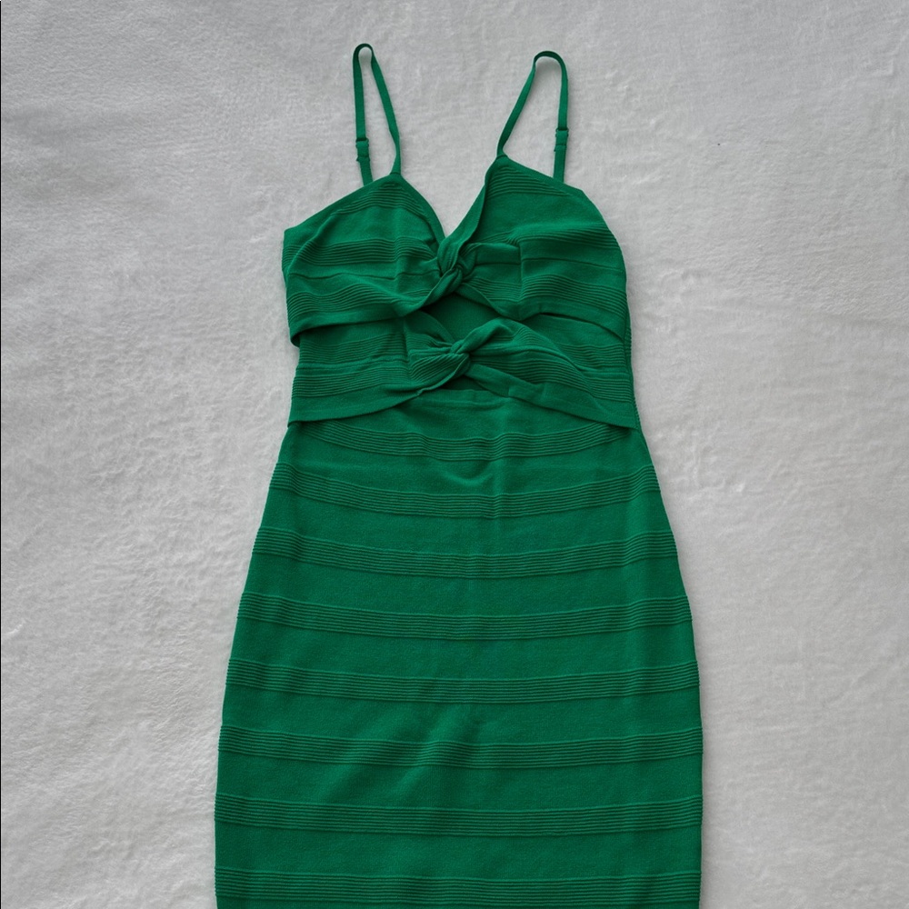 Chic Green Mini Dress for Women